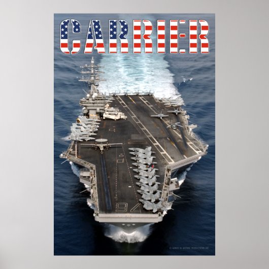 US VLIEGTUIG CARRIER - CVN-76 POSTER (Voorkant)