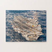 US VLIEGTUIG CARRIER - CVN 77 (11x14 INCH) Legpuzzel (Horizontaal)