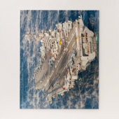 US VLIEGTUIG CARRIER - CVN 77 (16 x 20 INCH) Legpuzzel (Verticaal)