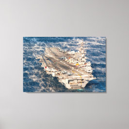 US VLIEGTUIG CARRIER - CVN-77 24x36 Canvas Afdruk