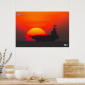 US VLIEGTUIG CARRIER - CVN-77 POSTER (Keuken)
