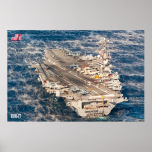 US VLIEGTUIG CARRIER - CVN-77 POSTER