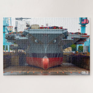 US VLIEGTUIG CARRIER - CVN 78 (20 x 30 INCH) Legpuzzel