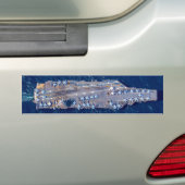 US VLIEGTUIG CARRIER - CVN 78 BUMPERSTICKER (Op auto)