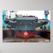 US VLIEGTUIG CARRIER - CVN-78 POSTER (Voorkant)