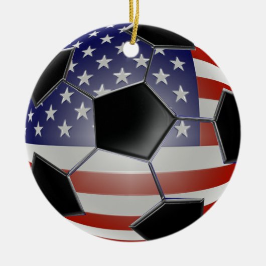 US Voetbal Ornament (Voorkant)