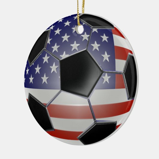 US Voetbal Ornament (Links)