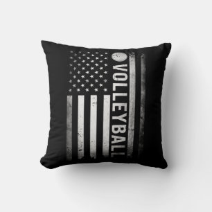 US Volleyball Practice USA Flag American Women Man Kussen