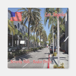 US VS Los Angeles Beverly Hills Rodeo Drive Magneet