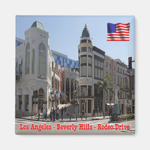 US VS Los Angeles Beverly Hills Rodeo Drive Magneet