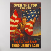 US War Bonds Third Liberty Loan WWI Propaganda Poster (Voorkant)