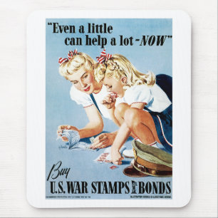 US War Stamps & Bonds Muismat