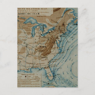 US Weather Map Briefkaart