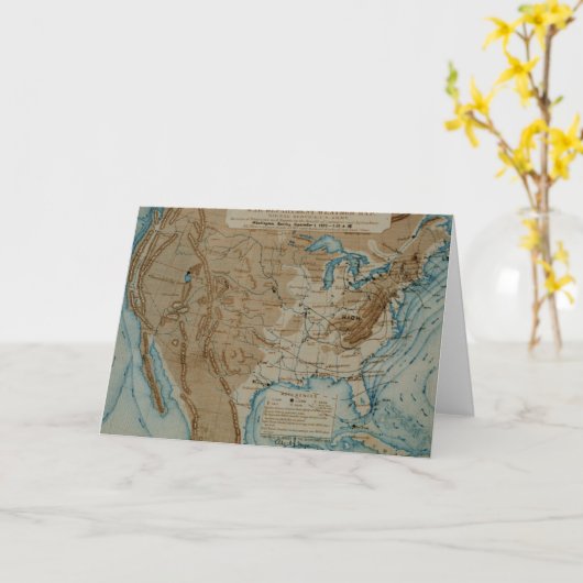 US Weather Map Kaart (Gele Bloem)