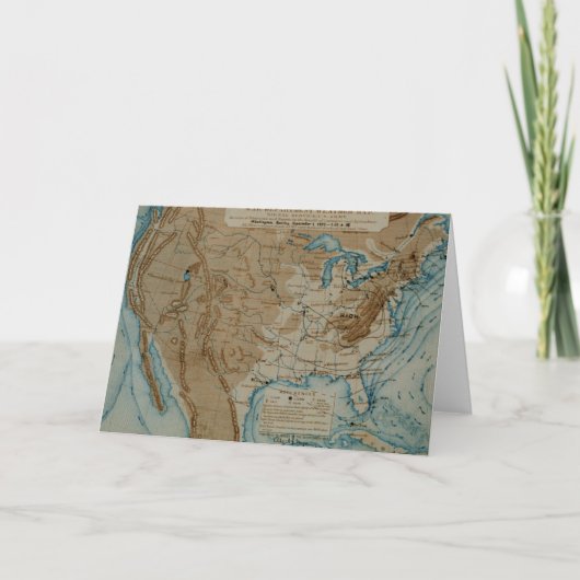 US Weather Map Kaart (Voorkant)