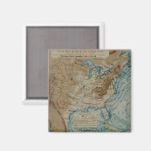 US Weather Map Magneet (Voorkant / Achterkant)
