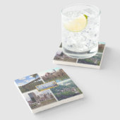 US West Virginia - New River Gorge Bridge - Stenen Onderzetter (Zijkant)