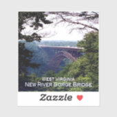 US West Virginia - New River Gorge Bridge - Sticker (Vel)