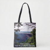 US West Virginia - New River Gorge Bridge - Tote Bag (Voorkant)