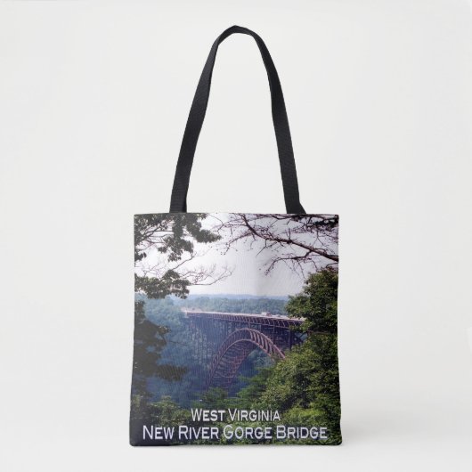 US West Virginia - New River Gorge Bridge - Tote Bag (Voorkant)