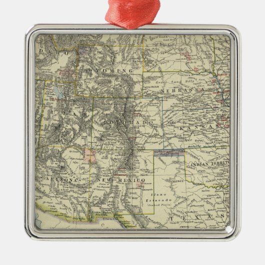 US Western Metalen Ornament (Voorkant)