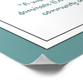 US Wilderness Act Quote, Waterverf Loon Poster (Hoek)