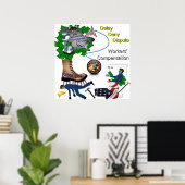 US Worker's Compensation Poster (Thuiskantoor)