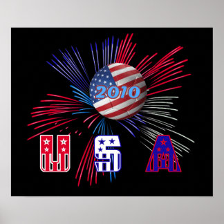 US world cup soccer 2010 Poster Print