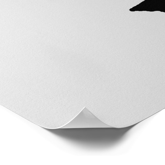 US World War Champions Black & White Poster (Hoek)