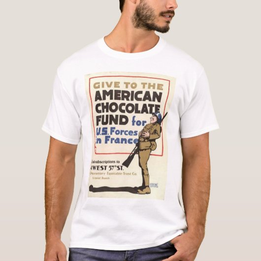 US World War I Poster T-shirt (Voorkant)