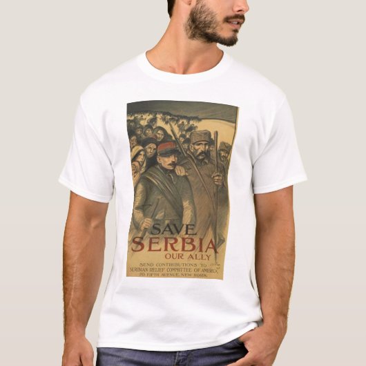 US World War One Poster T-shirt (Voorkant)