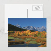 US, Wyoming, Grand Tetons National Park in Briefkaart (Voorkant / Achterkant)