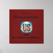 US x7 Canvas Afdruk (Voorkant)