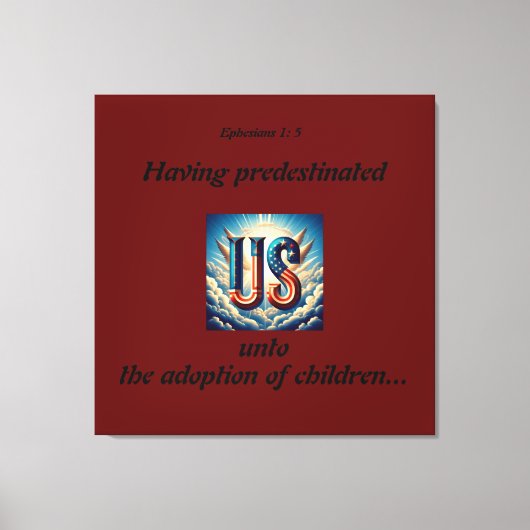 US x7 Canvas Afdruk (Voorkant)