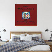 US x7 Canvas Afdruk (Insitu (Slaapkamer))