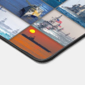 US ZEE POWER - Amerikaanse marineschepen "Montage" Bureaumat (Hoek)