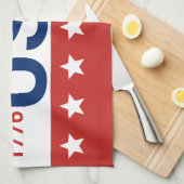 USA 1776 2026 250th Anniversary Red White Blue Theedoek (Quarter Fold)