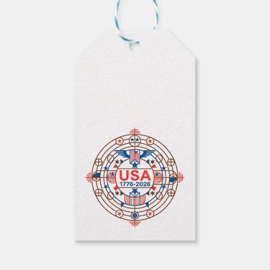 USA 1776-2026 CADEAULABEL (Achterkant)