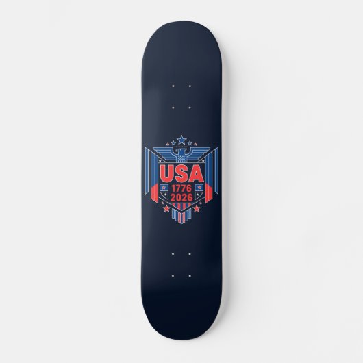 USA 1776-2026 PERSOONLIJK SKATEBOARD (Voorkant)
