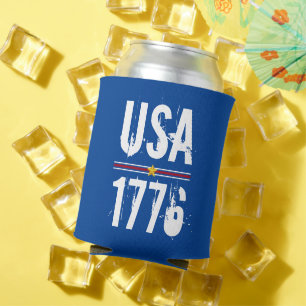 USA 1776 Patriotic Blikjeskoeler