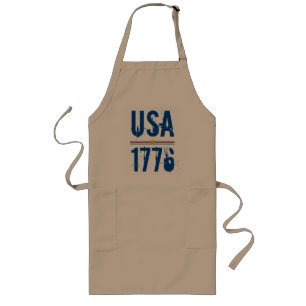 USA 1776 Patriotic Lang Schort