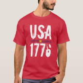 USA 1776 Red T-shirt (Voorkant)