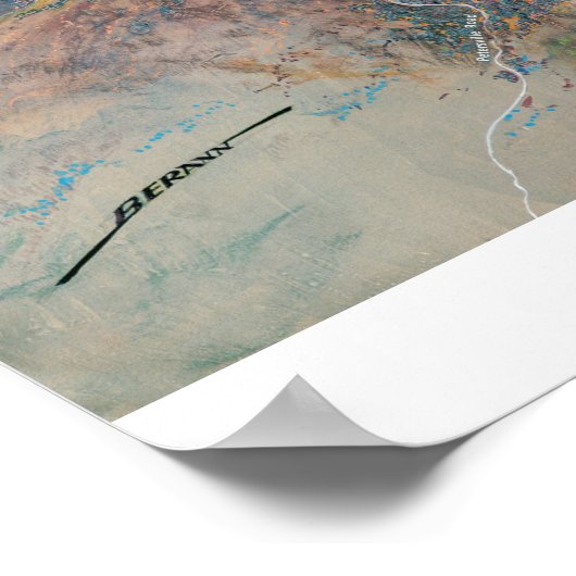 " USA: 1994/Today Alaska - DENALI National Park Poster (Hoek)