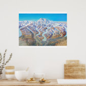 " USA: 1994/Today Alaska - DENALI National Park Poster (Keuken)