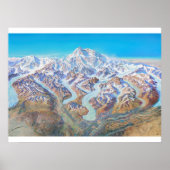 " USA: 1994/Today Alaska - DENALI National Park Poster (Voorkant)