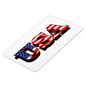 USA 1 Flexi Magneten (Linkerzijde)