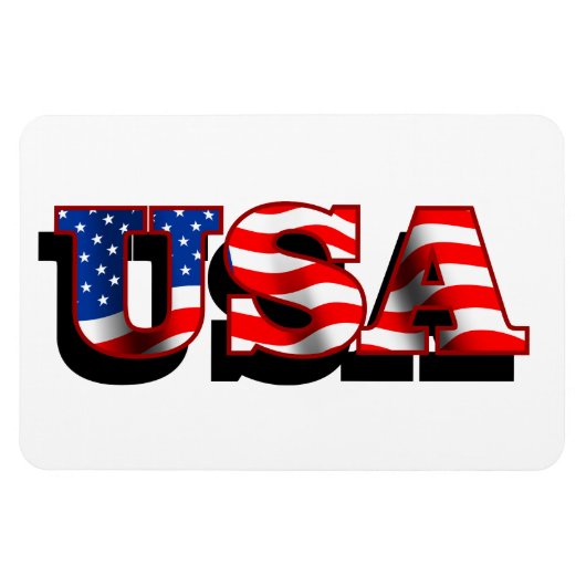 USA 1 Flexi Magneten (Horizontaal)