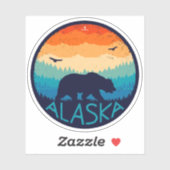 " USA: 2020/vandaag Alaska - GRiZZLy Beer ... Sticker (Vel)