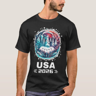 USA 2026 Go United States Winter Sport USAeam 2026 T-shirt