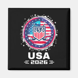 Usa 2026 Hockey Amerikaanse Vlag Vrouwen Mannen Ki Magneet